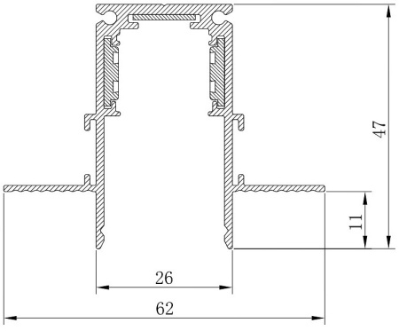 Фото Трек встраиваемый Feron CABM1001 41965