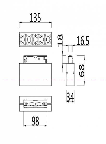 Фото Накладной светильник Maytoni Points TR014-2-10W3K-B