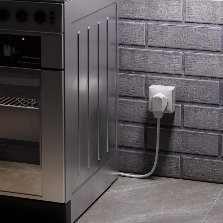 Фото Розетка силовая для электроплиты с вилкой Werkel белый W1189201