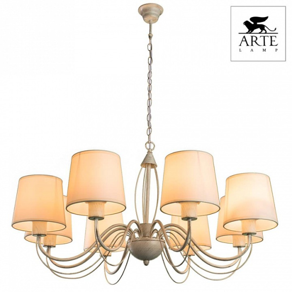 Фото Подвесная люстра Arte Lamp Orlean A9310LM-8WG