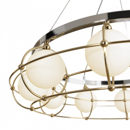 Фото Подвесная люстра Maytoni Carcass MOD312PL-10GCH