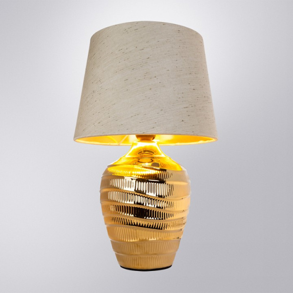 Открыть Настольная лампа декоративная Arte Lamp Korfu A4003LT-1GO Фото Настольная лампа декоративная Arte Lamp Korfu A4003LT-1GO