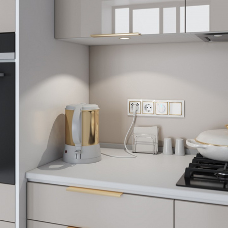 Открыть Выключатель проходной одноклавишный без рамки Werkel белый W1112001 Фото Выключатель проходной одноклавишный без рамки Werkel белый W1112001