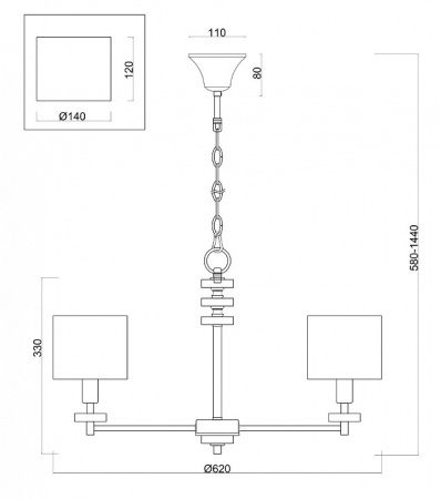Фото Подвесная люстра Freya Tiana FR5015PL-05G