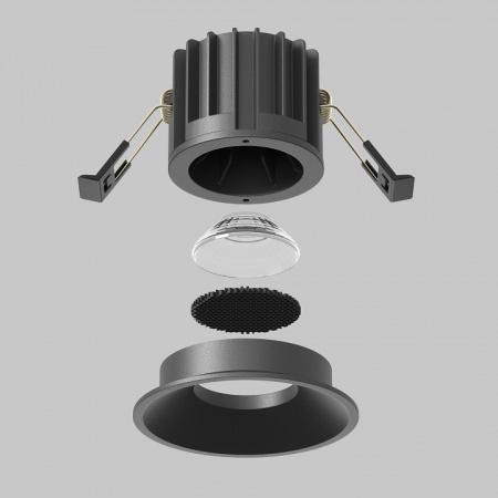 Фото Встраиваемый светильник Maytoni Round DL058-12W-DTW-B