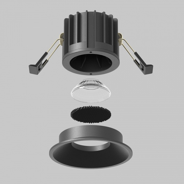 Фото Встраиваемый светильник Maytoni Round DL058-12W-DTW-B