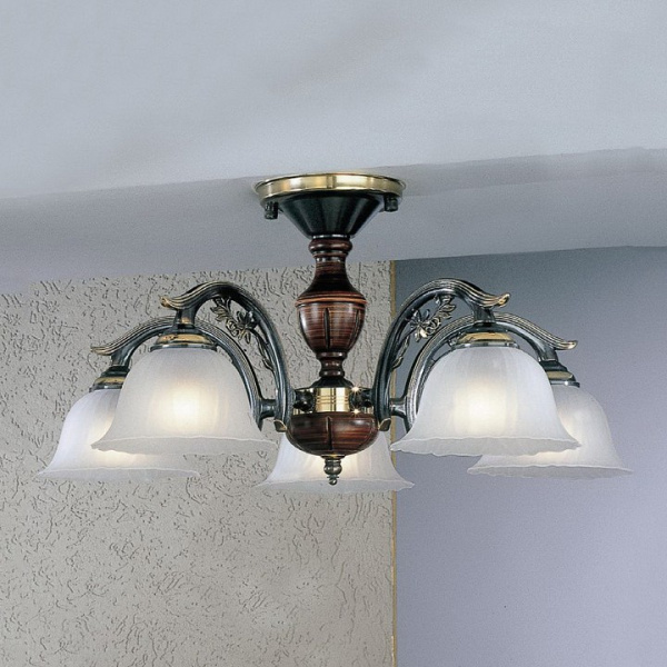 Открыть Люстра на штанге Reccagni Angelo 2700 PL 2700/5 Фото Люстра на штанге Reccagni Angelo 2700 PL 2700/5