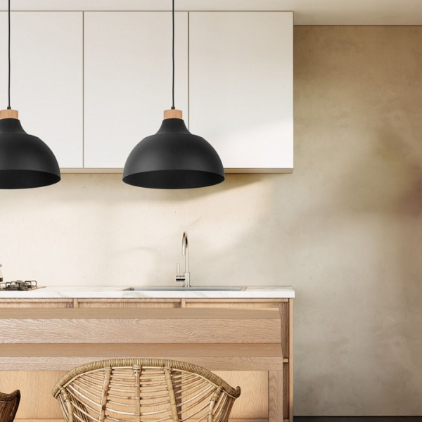 Фото Подвесной светильник TK Lighting Cap 2071 Cap Black