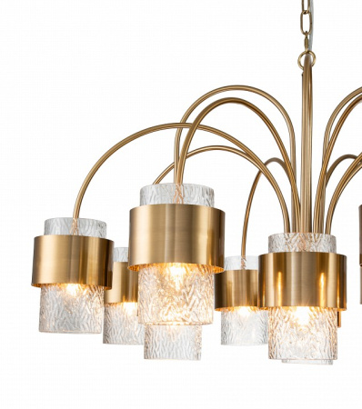 Открыть Подвесная люстра Indigo Eleganza 12019/A/12P Brass Фото Подвесная люстра Indigo Eleganza 12019/A/12P Brass