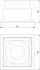 Открыть Встраиваемый светильник Elektrostandard Quadro a063678 Фото Встраиваемый светильник Elektrostandard Quadro a063678