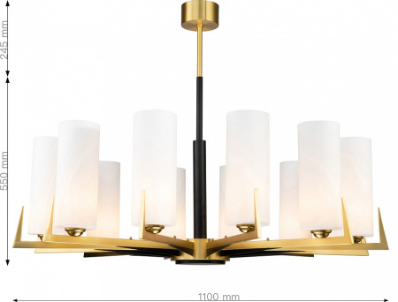 Фото Люстра на штанге Favourite Maximo 2623-12P