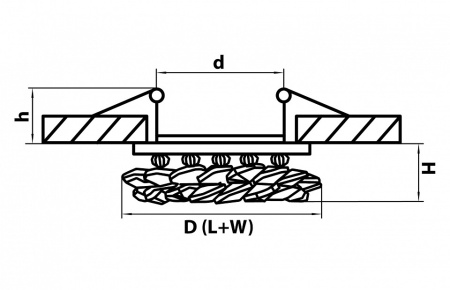 Открыть Встраиваемый светильник Lightstar Onora 030304 Фото Встраиваемый светильник Lightstar Onora 030304