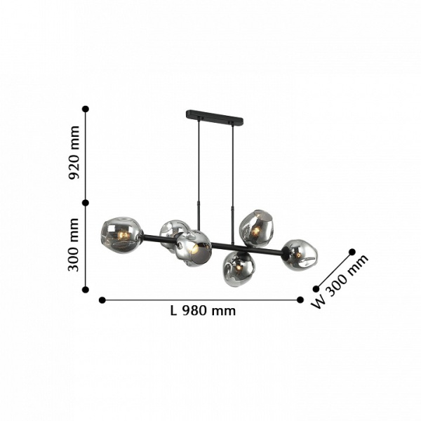 Фото Подвесной светильник Favourite Traube 2361-6P