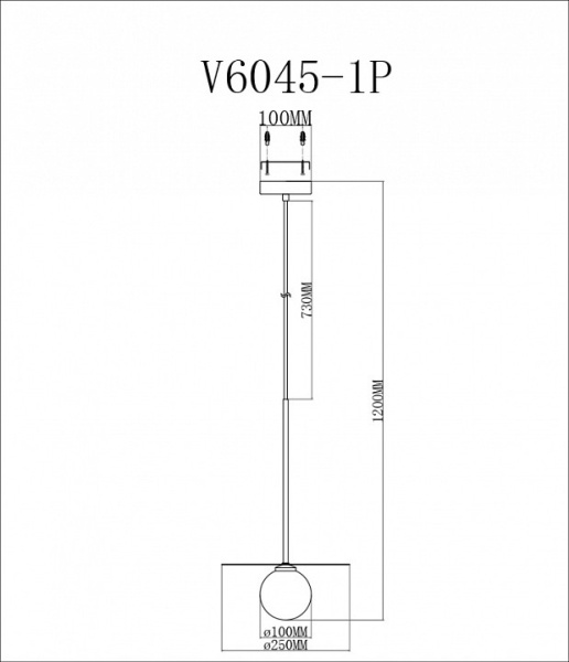 Фото Подвесной светильник Moderli Scrumbel V6045-1P