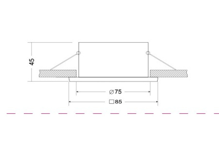 Фото Встраиваемый светильник Maytoni Zoom DL033-2-01B