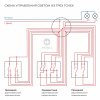 Открыть Выключатель двухклавишный без рамки Werkel белый W1123001 Фото Выключатель двухклавишный без рамки Werkel белый W1123001
