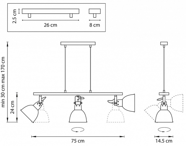 Фото Подвесной светильник Lightstar Acrobata 761130