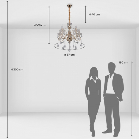 Фото Подвесная люстра MW-Light Адель 3 373011205