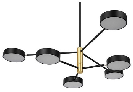 Фото Люстра на штанге Freya Tibo FR6048CL-L6GR