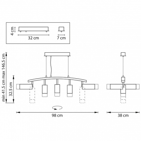 Фото Подвесной светильник Lightstar Rullo LR7358723631