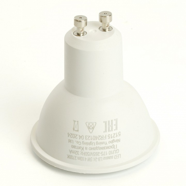 Фото Лампа светодиодная Feron LB-24 GU10 5Вт 4000K 51216