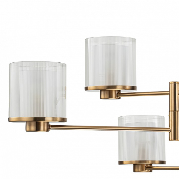 Фото Люстра на штанге Indigo Bilancia 13023/6R Brass