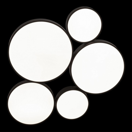 Открыть Потолочная люстра Loft it Drum 10218 Black Фото Потолочная люстра Loft it Drum 10218 Black