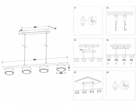 Открыть Подвесной светильник Ambrella Light TN TN71039 Фото Подвесной светильник Ambrella Light TN TN71039