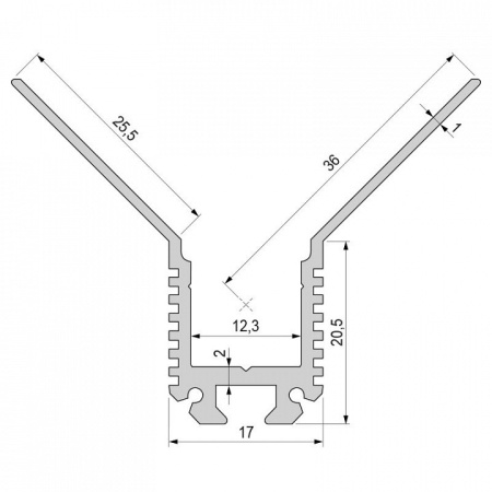 Фото Профиль накладной Deko-Light EV-03-10 975460