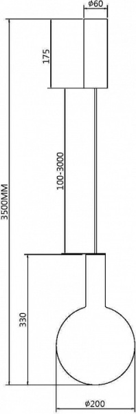Фото Подвесной светильник Maytoni Nebula MOD182PL-L4B3K