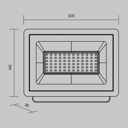Фото Настенно-потолочный прожектор Maytoni Flood FL001-L50B6K
