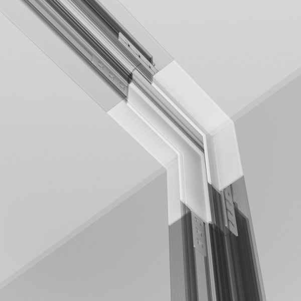 Фото Соединитель угловой внутренний для треков встраиваемых Maytoni Accessories for tracks Exility TRA034ICL-42.12W