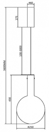 Фото Подвесной светильник Maytoni Nebula MOD182PL-L6W3K