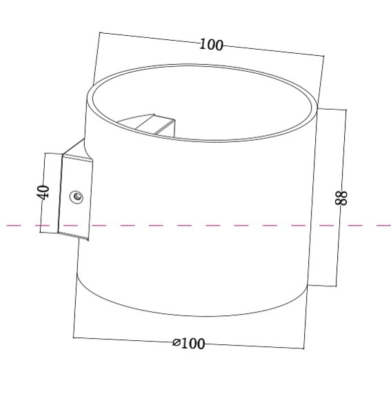 Фото Бра Maytoni Rond C066WL-01MG