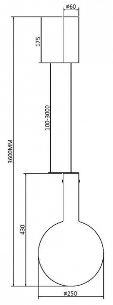Фото Подвесной светильник Maytoni Nebula MOD182PL-L6W3K