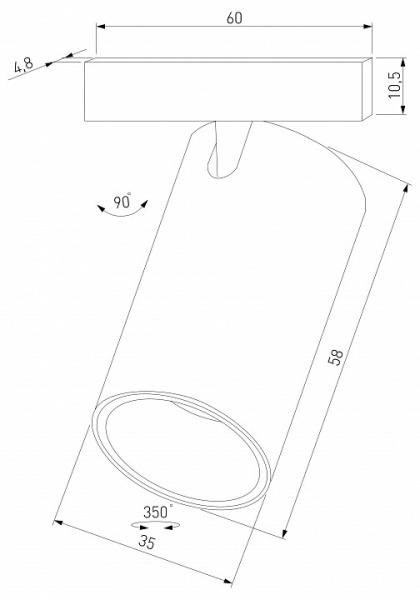 Фото Светильник на штанге Elektrostandard Mini Magnetic a067273
