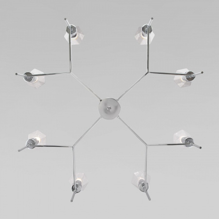 Открыть Люстра на штанге Eurosvet Prism 60143/8 хром Фото Люстра на штанге Eurosvet Prism 60143/8 хром