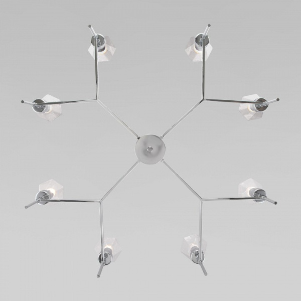 Открыть Люстра на штанге Eurosvet Prism 60143/8 хром Фото Люстра на штанге Eurosvet Prism 60143/8 хром