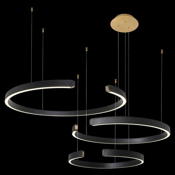 Открыть Подвесной светильник Loft it Ring 10025/3 Black Фото Подвесной светильник Loft it Ring 10025/3 Black