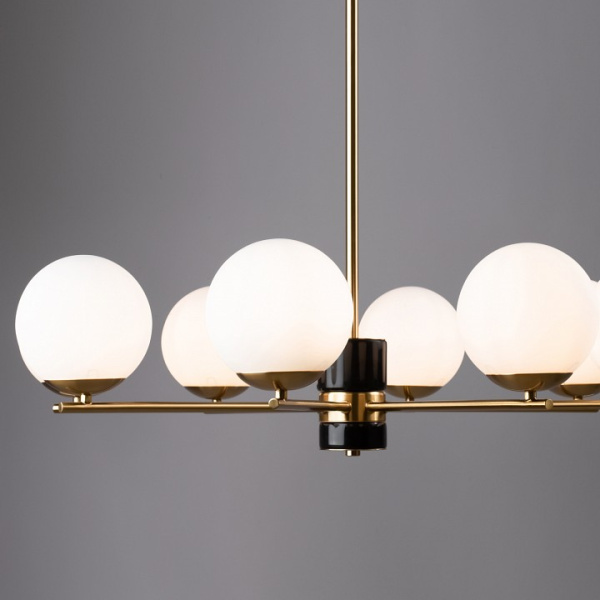 Фото Люстра на штанге Freya Marble FR5230PL-08BS