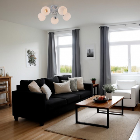 Фото Потолочная люстра Escada Kalina 1119/5PL