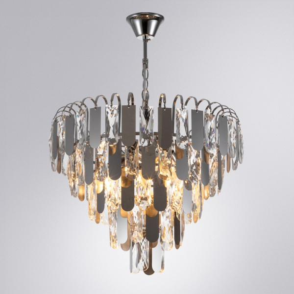 Открыть Подвесная люстра Arte Lamp Vivien A2719SP-6CC Фото Подвесная люстра Arte Lamp Vivien A2719SP-6CC