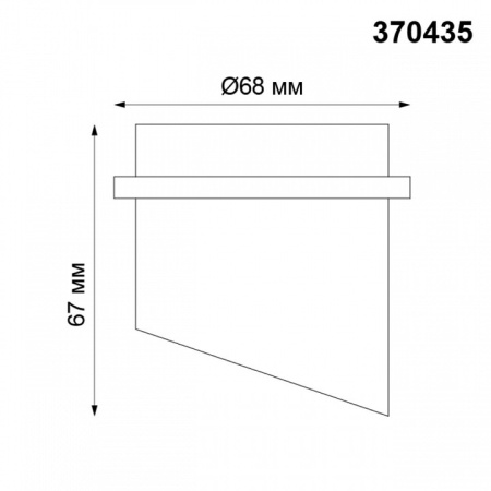 Фото Встраиваемый светильник Novotech Butt 370435