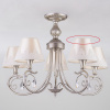 Люстра на штанге Eurosvet Incanto 60069/5 серебро Люстра на штанге Eurosvet Incanto 60069/5 серебро