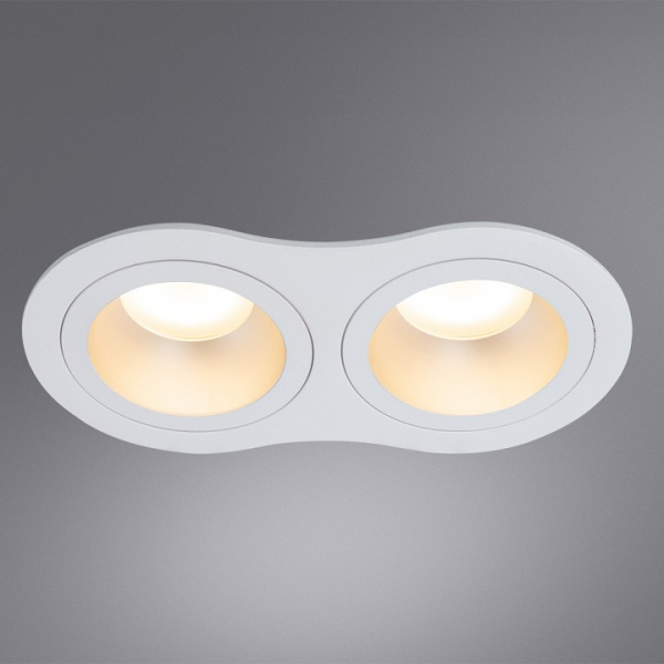 Открыть Встраиваемый светильник Arte Lamp Alkes A2161PL-2WH Фото Встраиваемый светильник Arte Lamp Alkes A2161PL-2WH