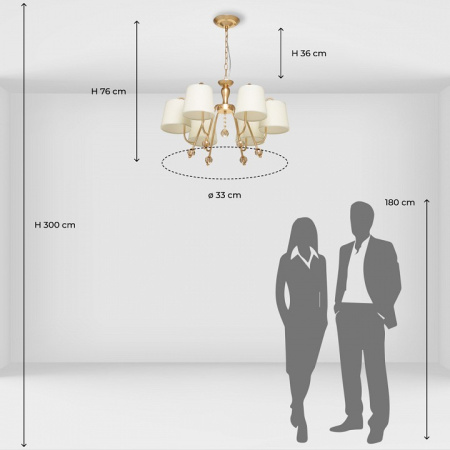 Фото Подвесная люстра MW-Light Вега 6 329012206