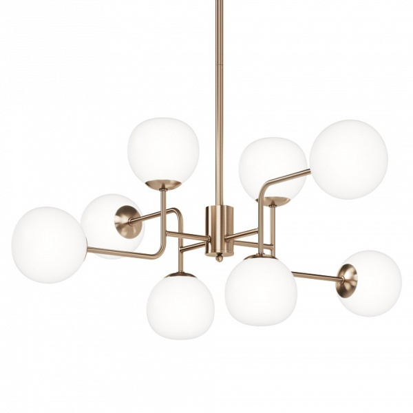 Фото Люстра на штанге Maytoni Erich MOD221-PL-08-G