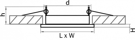 Фото Встраиваемый светильник Lightstar Tensio 212127