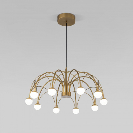 Фото Люстра на штанге Eurosvet Ragno 90030/10 LED золото