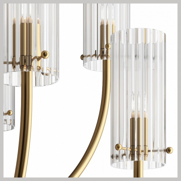 Фото Люстра на штанге Maytoni Arco MOD223PL-08BS